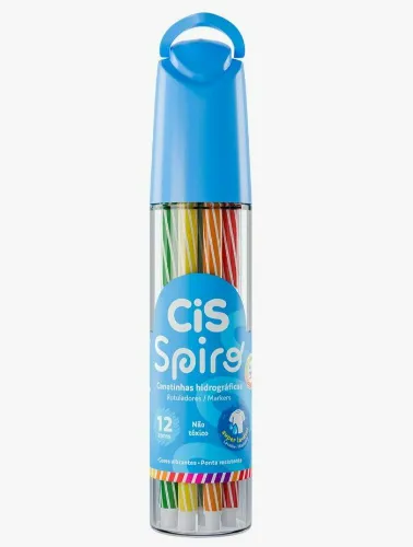 CANETINHA HIDROCOR CIS SPIRO 12 CORES 5.8217