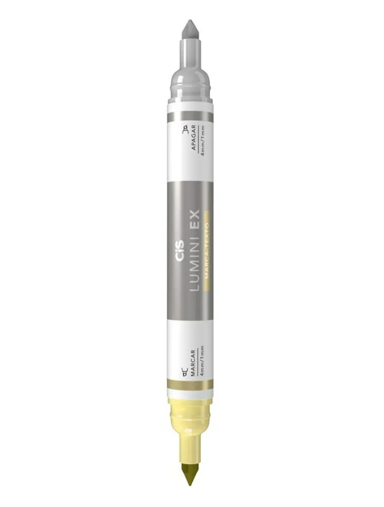 MARCA TEXTO CIS LUMINI EX APAGAVEL AMARELO 8600