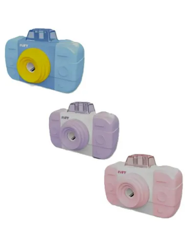 APONTADOR COM BORRACHA FOFY CAMERA SORTIDO FF4039