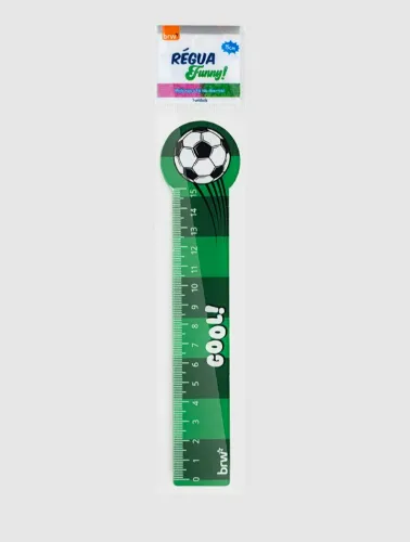 REGUA BRW FUNNY 15CM SORTIDO RE1510