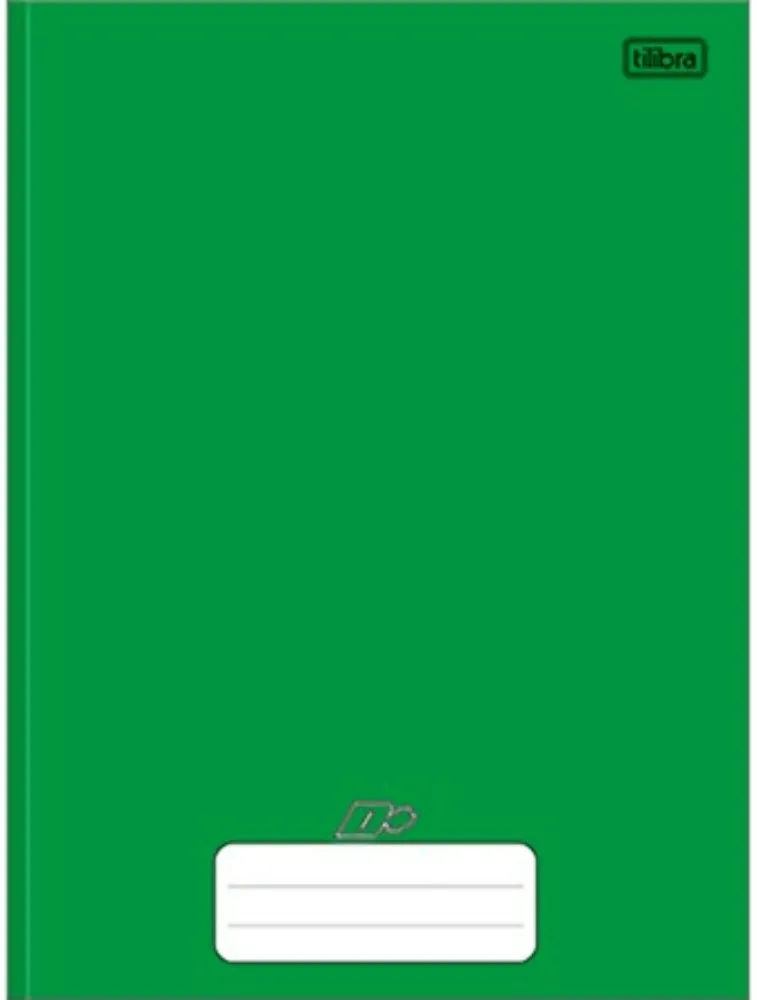 CADERNO BROCHURA TILIBRA UNIVERSITÁRIO D+ VERDE 48 FOLHAS