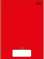 CADERNO BROCHURA TILIBRA UNIVERSITÁRIO D+ VERMELHO 48 FOLHAS