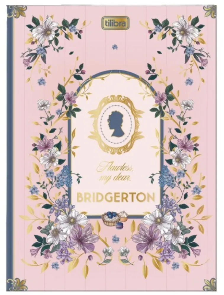 CADERNO CAPA DURA TILIBRA COLEGIAL COSTURADO BRIDGERTON 160 F