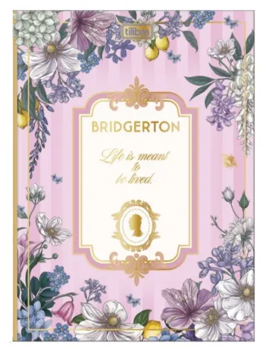 CADERNO CAPA DURA TILIBRA COLEGIAL COSTURADO BRIDGERTON 80 F