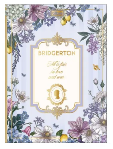 CADERNO CAPA DURA TILIBRA COLEGIAL COSTURADO BRIDGERTON 80 F