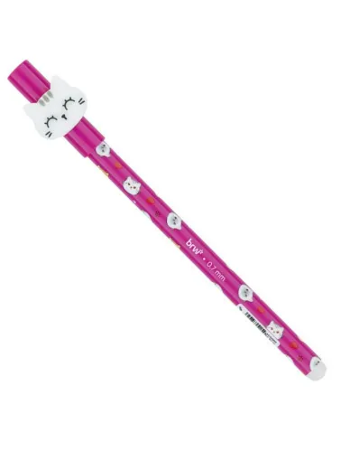 CANETA BRW GEL PAWS APAGAVEL 0.7 CA0217