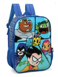 MOCHILA ESCOLAR MAXLOG TEEN TITANS AZUL IS39701TG
