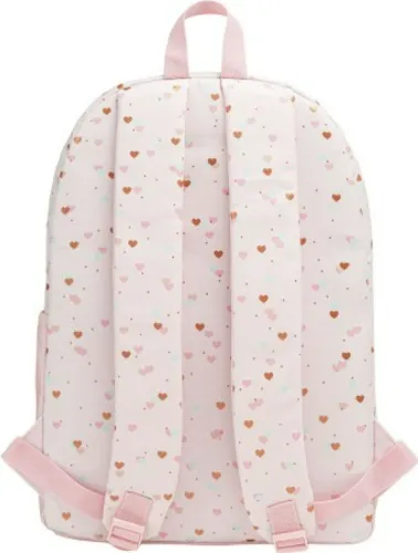 MOCHILA DE COSTAS ACADEMIE CORAÇÃO METALIZADO 339041