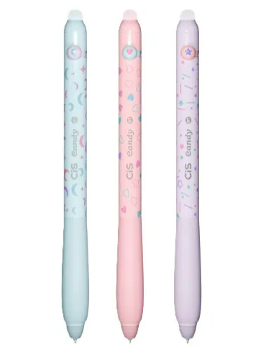 CANETA CANDY GEL APAGÁVEL 0.5 RETRATIL SORTIDO 5.8693