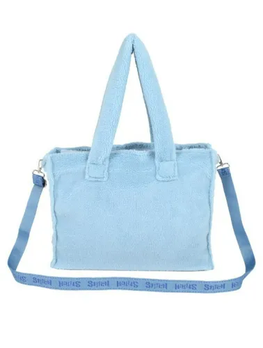 BOLSA PELÚCIA STITCH AZUL BS76023SC