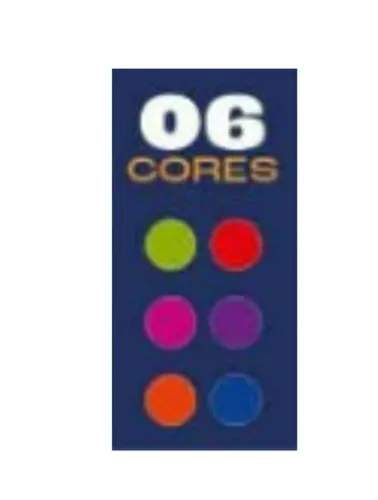 CANETA LIKE 6 CORES SEMI GEL COM BORRACHA  0.7 101843