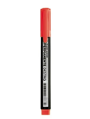 MARCADOR COMPACTOR PERMANENTE DESTAQ VERMELHO 2786002