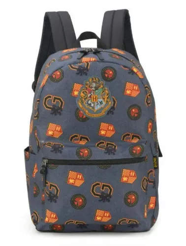 MOCHILA DE COSTAS  HARRY POTTER CINZA MS46751HP