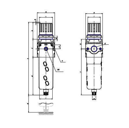 FILTRO REGULADOR G1/4 C/ FILTRO 5 MIC