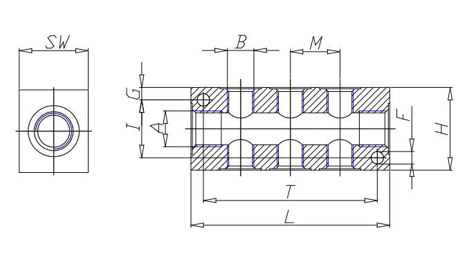 BLOCO DISTRIBUIDOR - 2X3/8 E 4X1/4