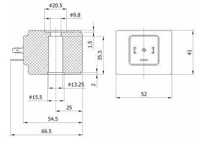 BOBINA 14W 24VCC