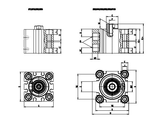 CILINDRO COMPACTO SERIE QL 63X15