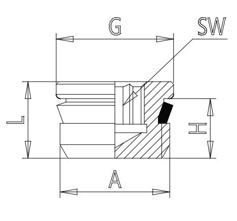 CONEXAO TAMPAO 1/4 BSP