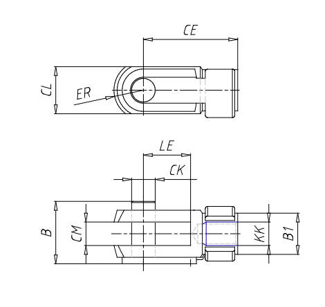 GARFO CILINDRO M20X1,5