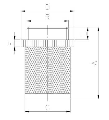 FILTRO P/ VALVULA RETENCAO 3121/3122 1