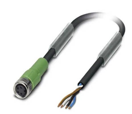 CONECTOR M8 ANGULAR F 4 PINOS