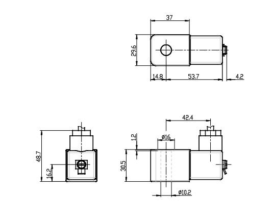 BOBINA SOLENOIDE 24 VDC EX