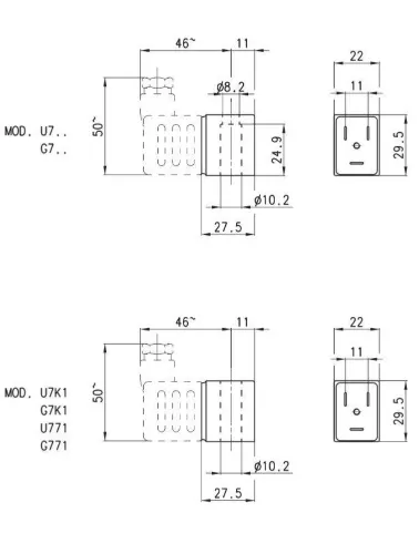 BOBINA SOLENOIDE 230 VAC