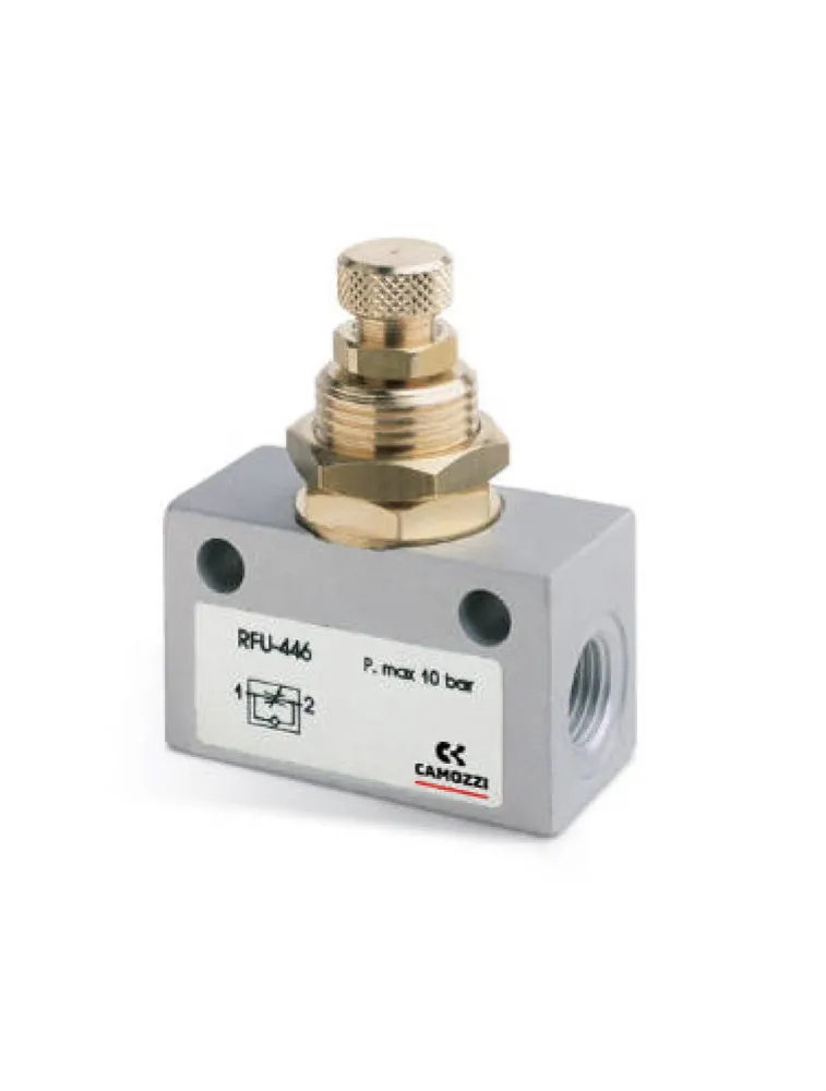 REGULADOR FLUXO PNEUM UNIDIRECIONAL G1/4