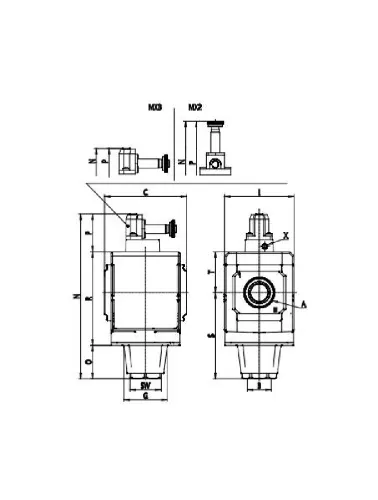 VALVULA ISOLAMENTO MANUAL 3/2 VIAS