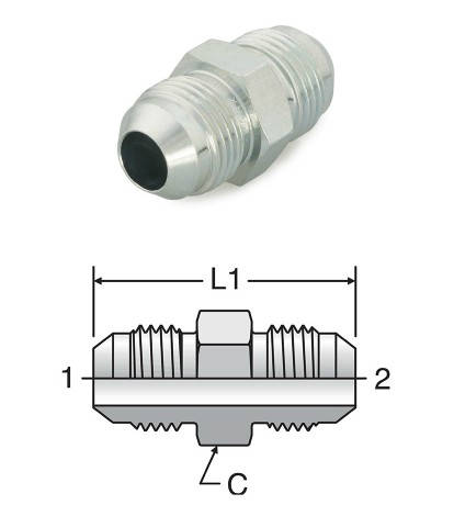 ADAPTADOR CAST RETO MACHO 7/16