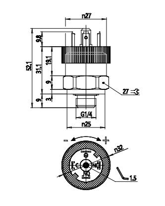 PRESSOSTATO ROSCA G1/4