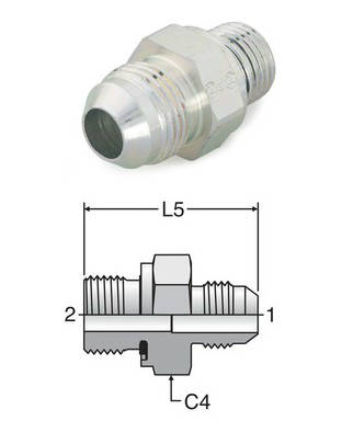 ADAPTADOR CAST RETO MACHO 7/16