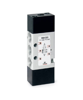 VALVULA 5/2 VIAS G1/4 DUPLO PNEUMATICO