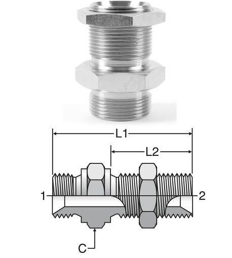ADAPTADOR CAST RETO MACHO 1/2