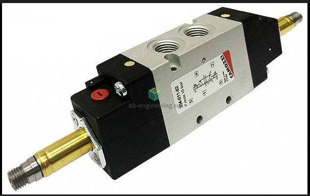 VALVULA 5/2 VIAS G1/4 DUPLO SOLENOIDE