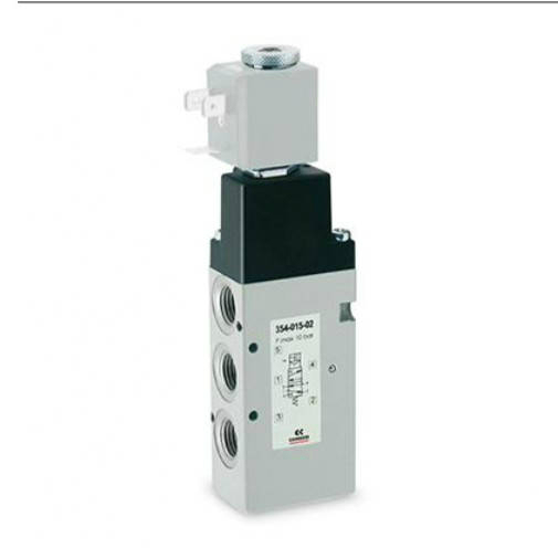 Válvula Solenoide 5/2 Vias G1/4 Simples Camozzi