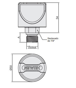 RESPIRO AR 1/2NPT 40M