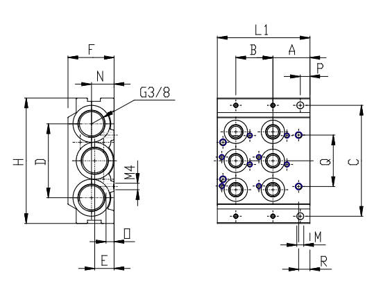 MODULO BASICO 2 VALV