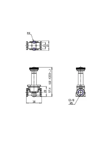 VALVULA SOLENOIDE 3/2 VIAS