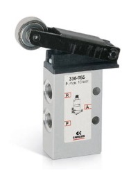 VALVULA 3/2 VIAS ROLETE MOLA