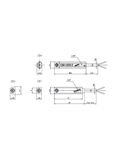 SENSOR PROX TIPO REED 30-230