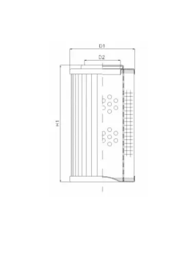 ELEMENTO FILTRANTE 03 MICRONS