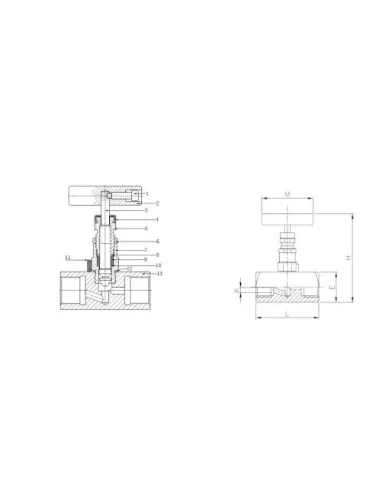 VALVULA AGULHA INOX 316 6000LBS