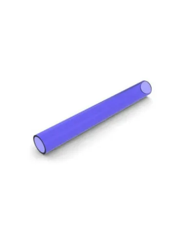 TUBO POLIURETANO AZUL TRANSP 16X2