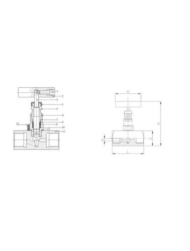VALVULA AGULHA INOX 316 1/2 NPT