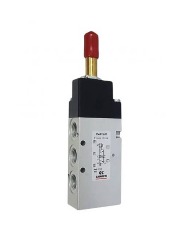 VALVULA 3/2 VIAS G1/8 SIMPLES SOLENOIDE RETORNO