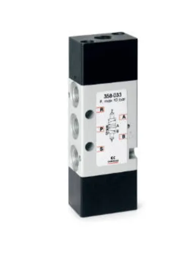 VALVULA 5/2 VIAS G1/4 SIMPLES PNEUMATICO