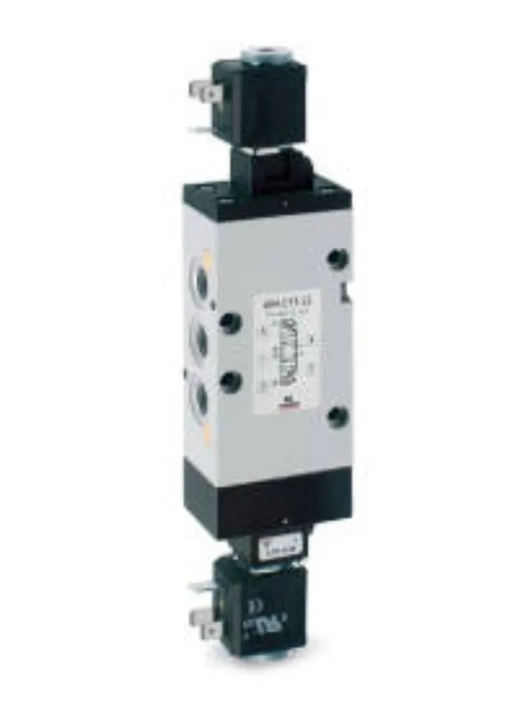 VALVULA 5/3 VIAS CF G3/8 DUPLO SOLEN