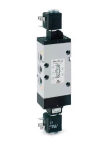 VALVULA 5/3 VIAS CF G3/8 DUPLO SOLEN