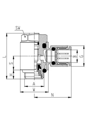 VALVULA REG FLUXO PNEUM G1/4 X 10M